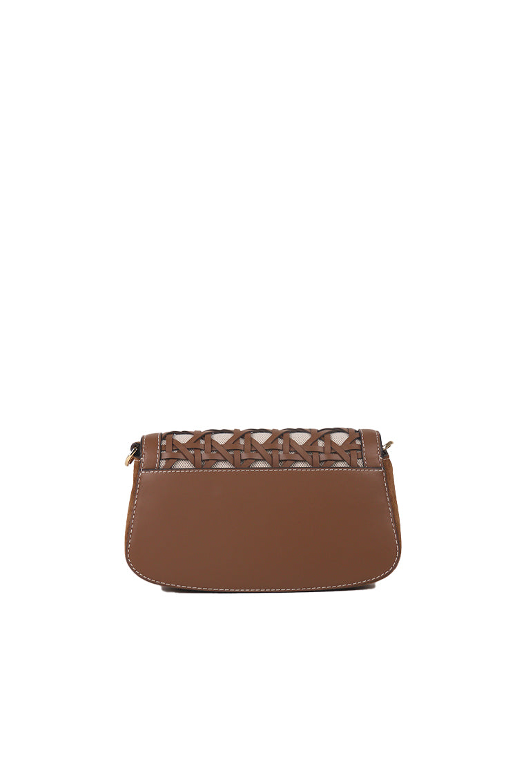 Tory Burch Britten Convertible Crossbody Bag In Moose 154904