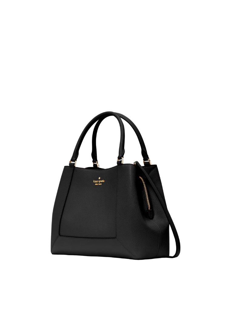 Kate Spade Lena Sling Bag Medium Satchel In Black KH434