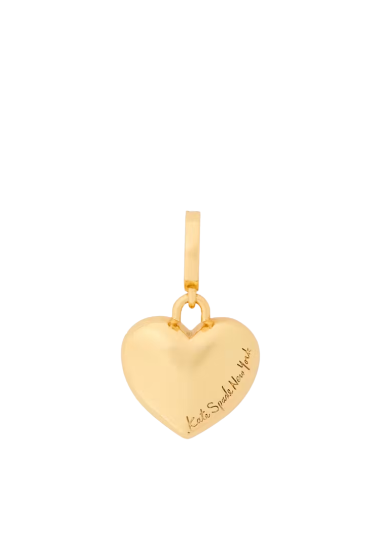 ( PREORDER ) Kate Spade One In A Million Metal Heart Charm Charm In Gold KM197