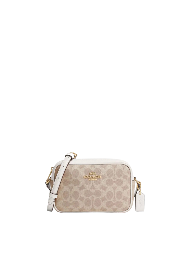 ( PREORDER ) Coach Mini Jamie Crossbody In Gold Sand Chalk CY752