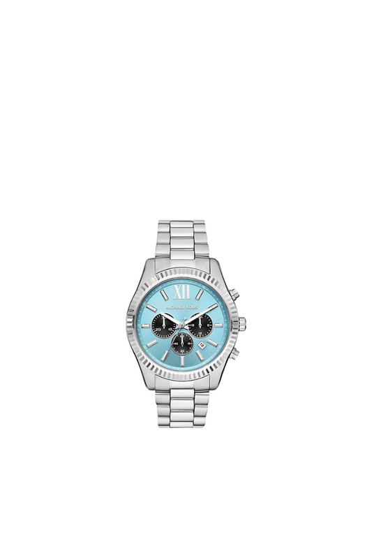 ( PREORDER ) Michael Kors Oversized Lexington Silver-Tone Watch Watches In Silver MK9165