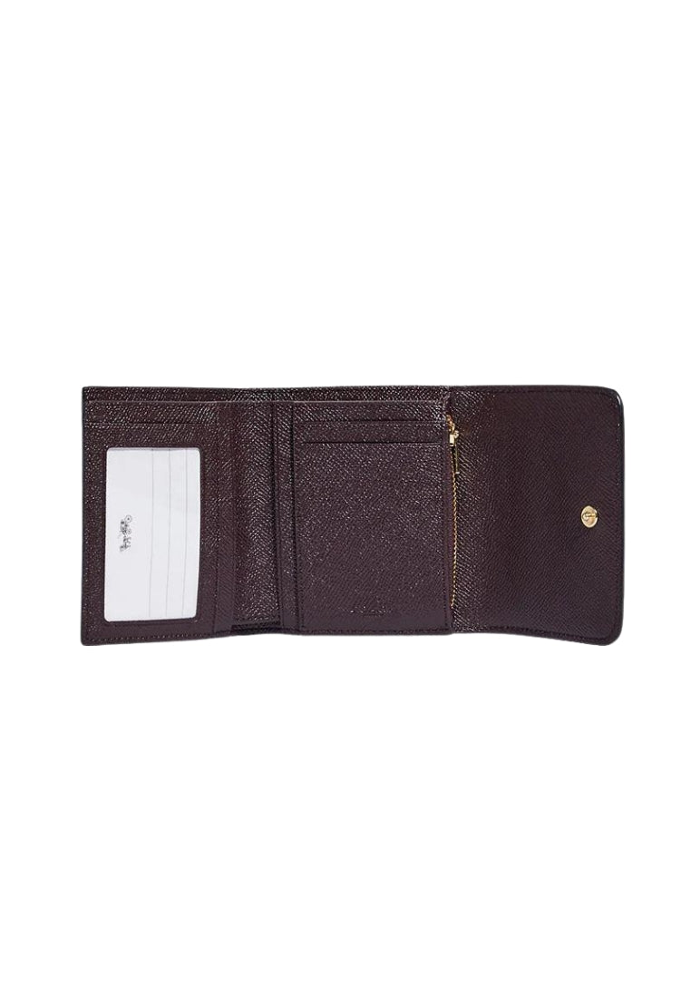 Coach Small Trifold Wallet CF427 In Black