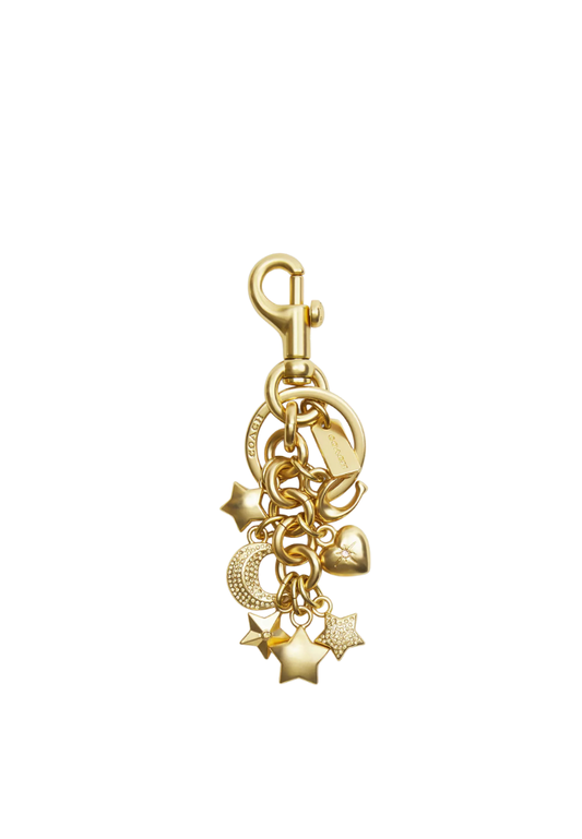 ( PREORDER ) Coach Star Cluster Charm In Gold CDB59