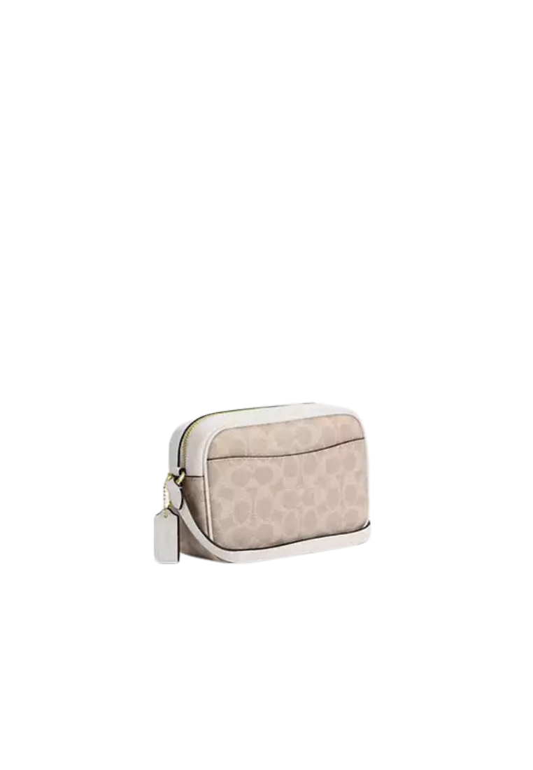 ( PREORDER ) Coach Mini Jamie Crossbody In Gold Sand Chalk CY752