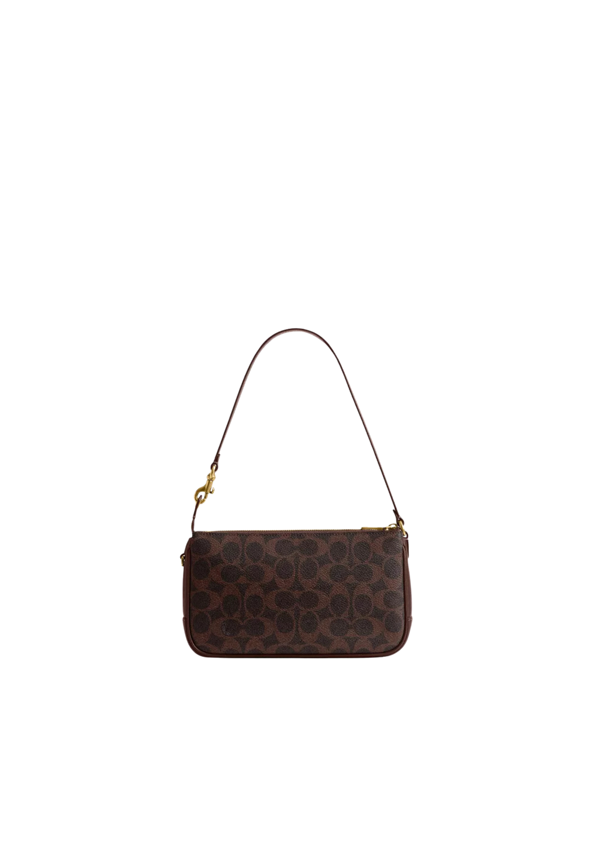Coach Plaza Bag 22 Shoulder Bag Signature Canvas In Maple CCC42