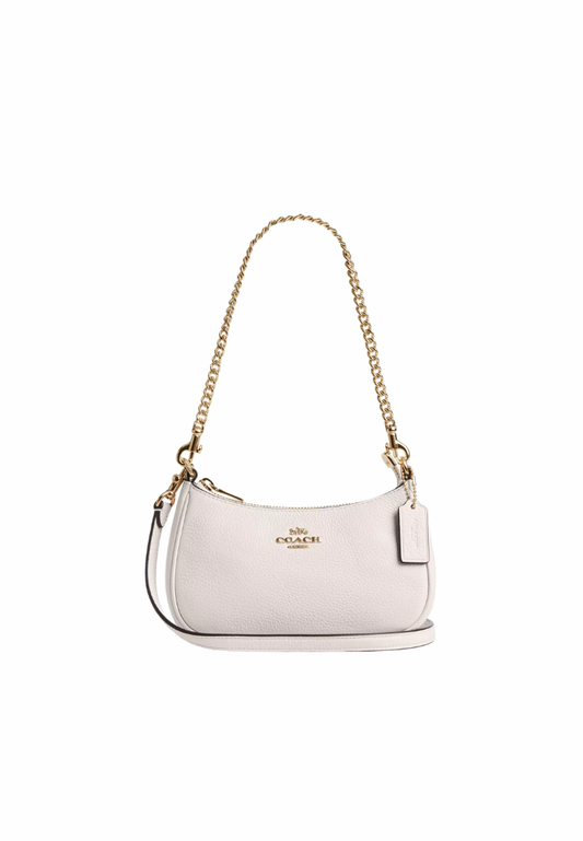 ( PREORDER ) Coach Teri Mini Crossbody Bag In Gold Chalk CW309