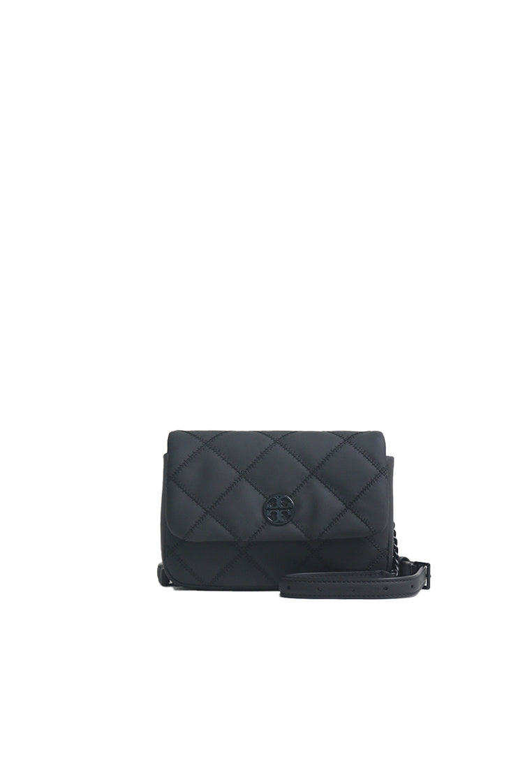 Tory Burch Willa Matte Belt Bag In Black 150056