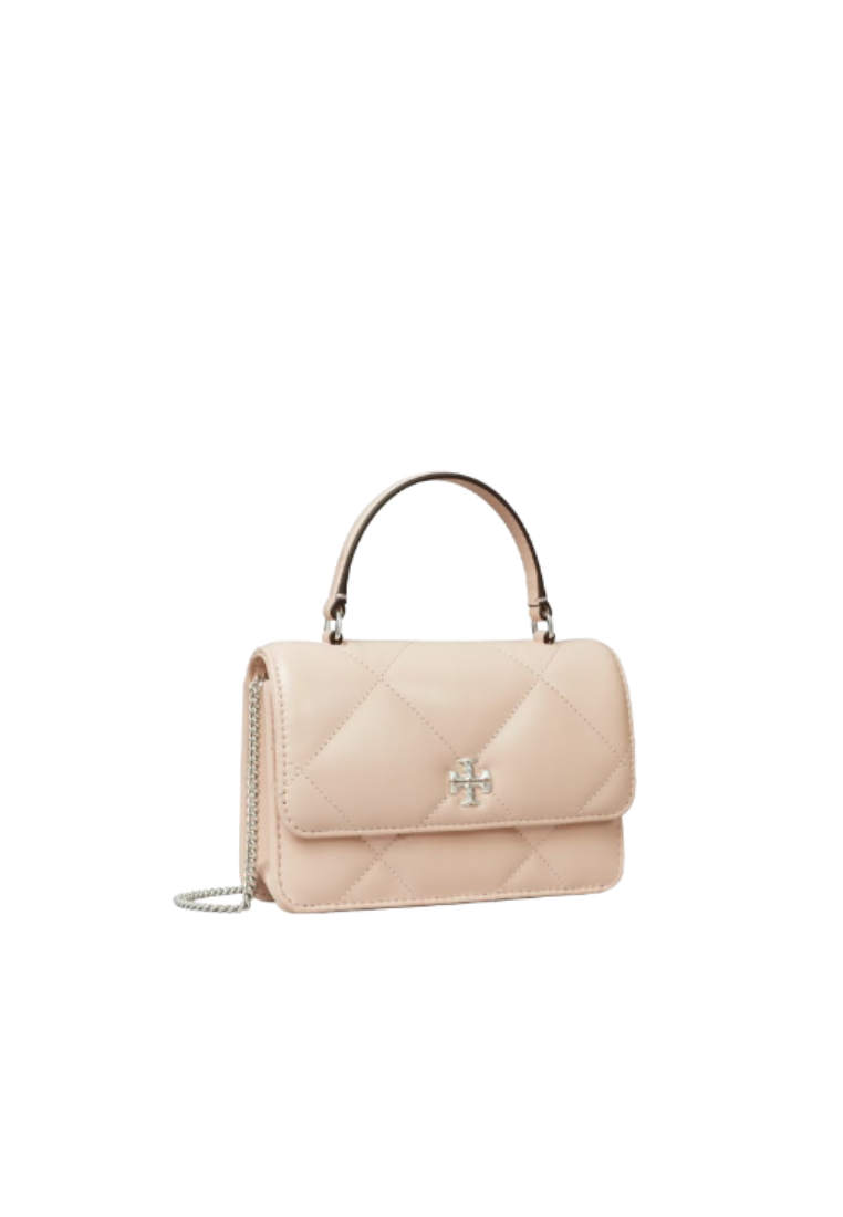 ( PREORDER ) Tory Burch Mini Kira Diamond Quilt Crossbody Bag In Soft Pink 158326