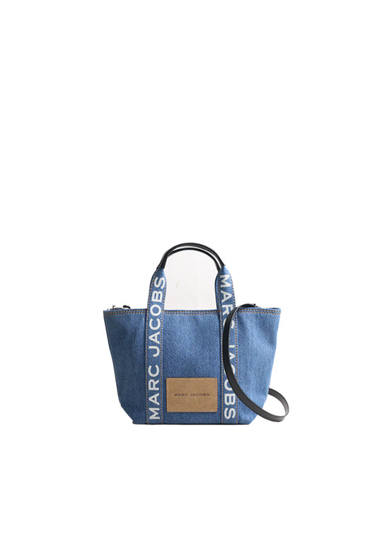 Marc Jacobs Small Canvas Tote Bag In Denim 4F5HTT015H02