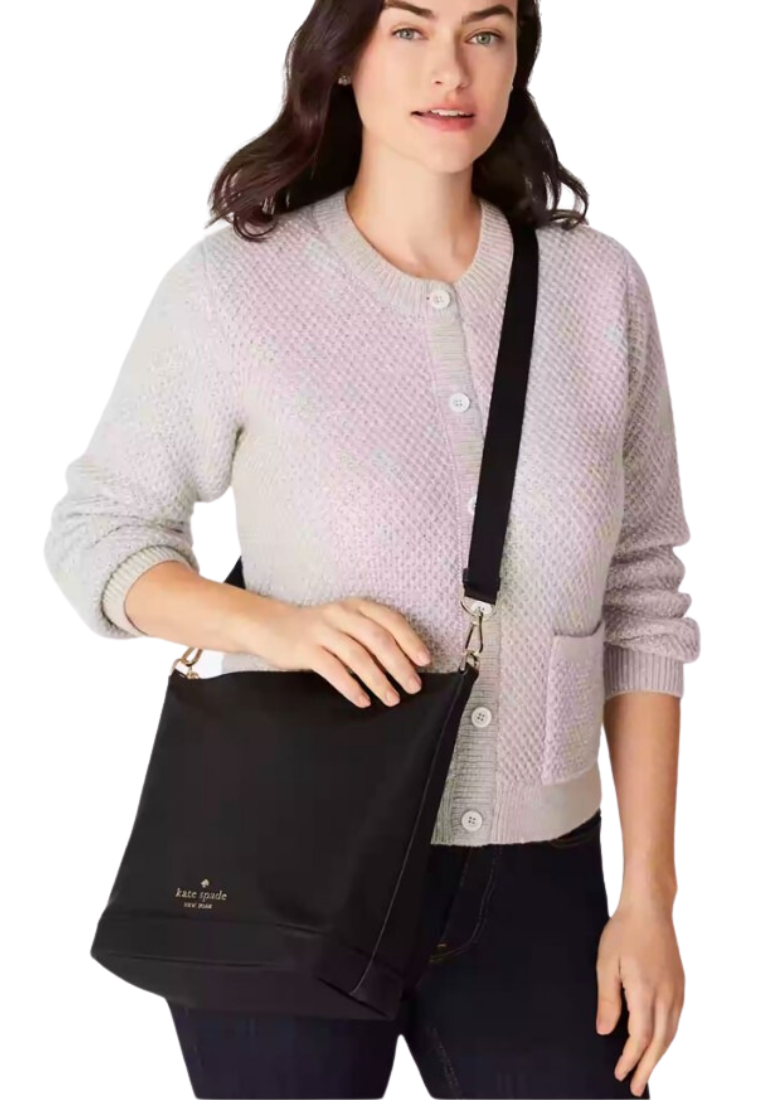 Kate Spade Chelsea Duffle Crossbody Bag In Black KC444