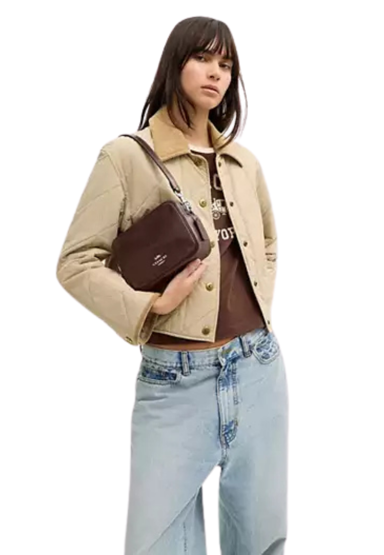 Coach Mini Carey Crossbody Bag In Maple CEA02