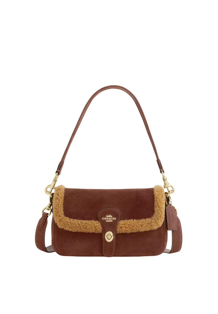 ( PREORDER ) Coach Hadley Shoulder Bag In Vintage Brown Multi CDL68