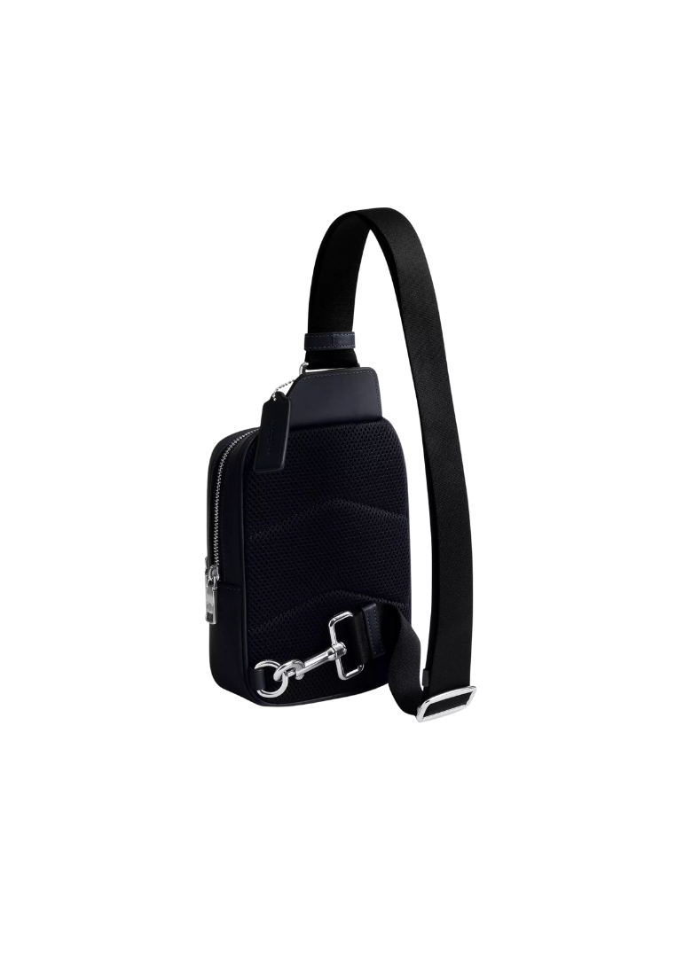( PREORDER ) Coach Racer In Signature Camo Print Sling Pack In Silver CDC19