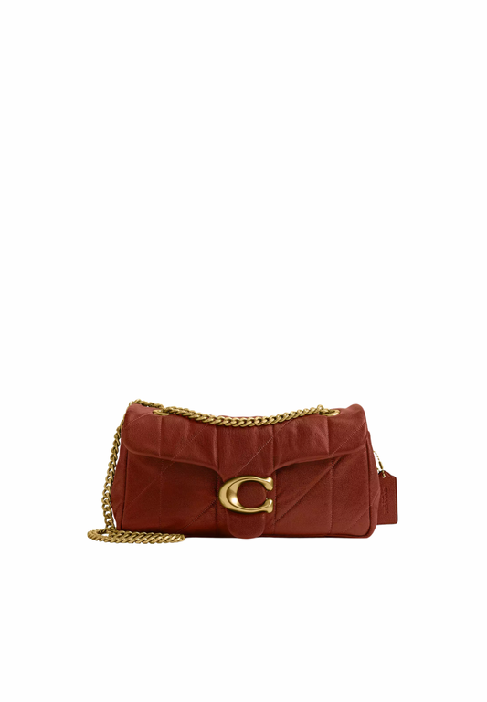 ( PREORDER ) Coach Tabby 26 With Quilting Shoulder Bag In Brass Pecan CCW32