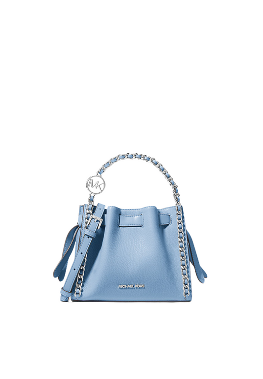 ( PREORDER ) Michael Kors Mina Small Chain Crossbody Bag In Light Sky 35H3S4MC1I