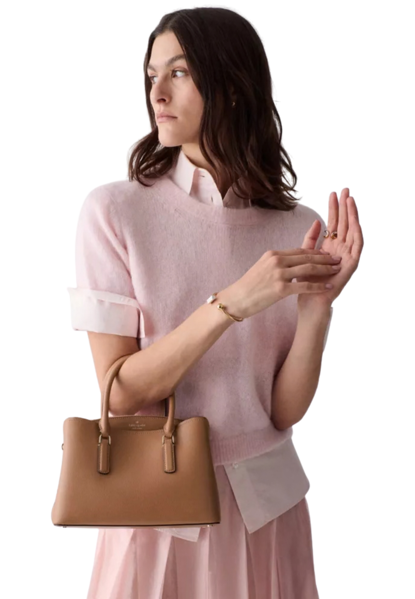 Kate Spade Thompson Street Small Satchel Bag In Tuscan Brown KO149