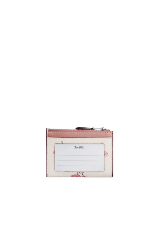 Coach Pink & Red Houndstooth Slim ID Card Case, Best Price and Reviews