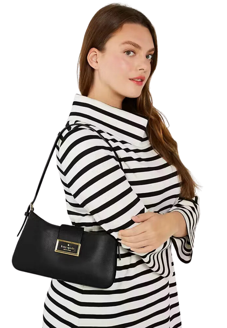 Kate Spade Reegan Small Shoulder Bag In Black KG185