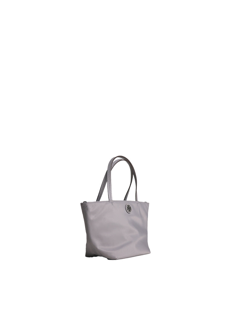Tory Burch Ella Nylon Mini Tote Bag In Bay Gray 167913