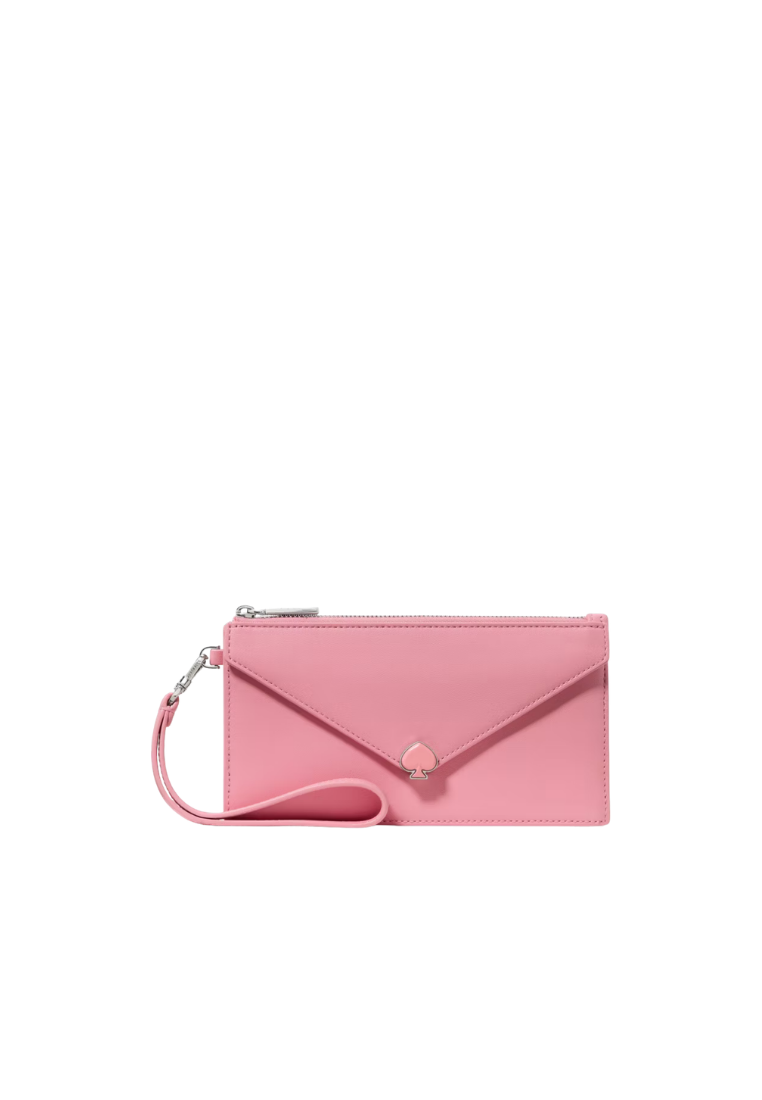 Kate Spade Yours Truly Wristlet Envelope In Grapefruit KN781