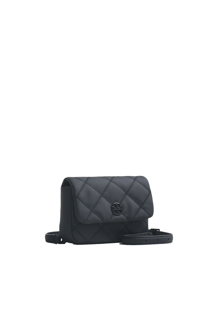 Tory Burch Willa Matte Belt Bag In Black 150056