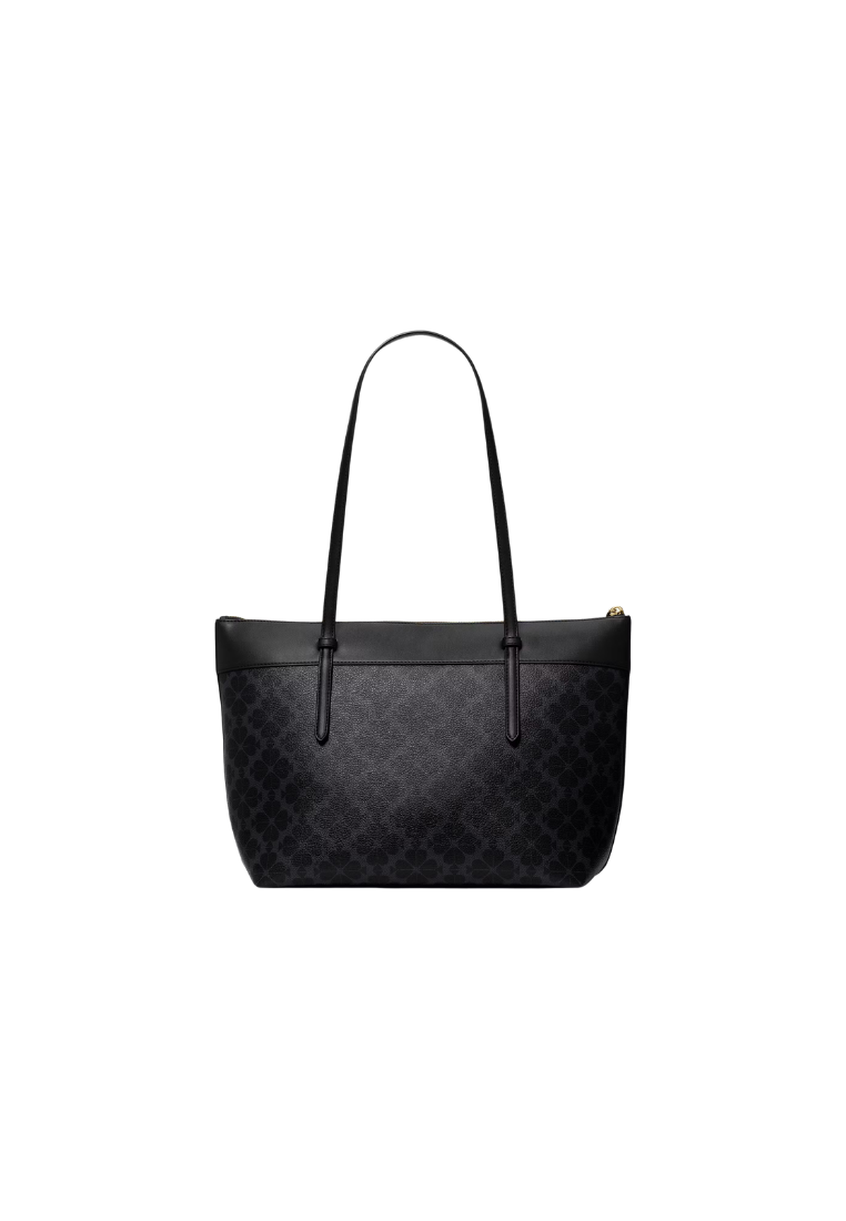 ( PREORDER ) Kate Spade All Day Spade Flower Tote Bag In Black KO142