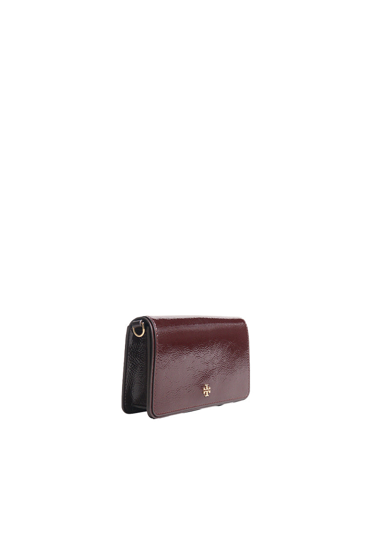 Tory Burch Emerson Crinkle Mini Crossbody Bag In Agnello 170174
