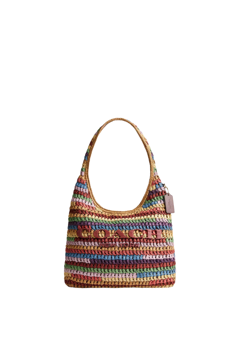 ( PREORDER ) Coach Brooklyn 34 Shoulder Bag In Brass Multi CDZ40