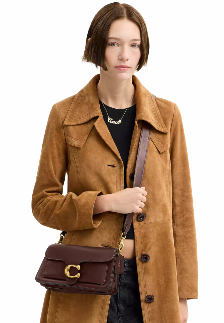 ( PREORDER ) Coach Tabby 26 Shoulder Bag In Brass Maple CCX04