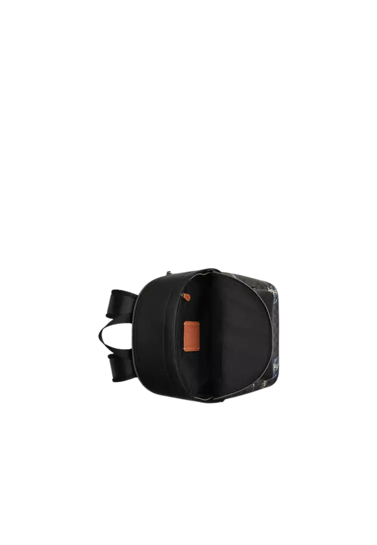( PREORDER ) Coach West In Signature Canvas With Surf Print Backpack In Gunmetal Charcoal Multi CBI31