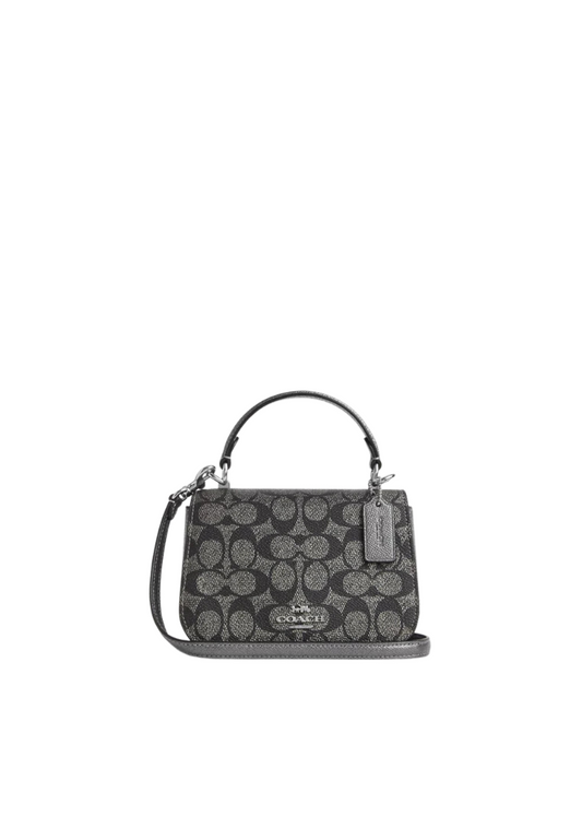 ( PREORDER ) Coach Lysa Top Handle Crossbody In Silver Gunmetal Multi CX576