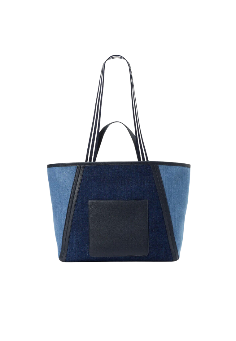 Kate Spade Rosie Tote Bag Colorblock Denim In Blue Multi KA798