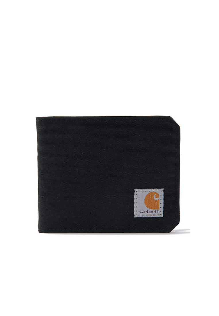 Carhartt Nylon Duck Bifold Wallet WW0235 In Black
