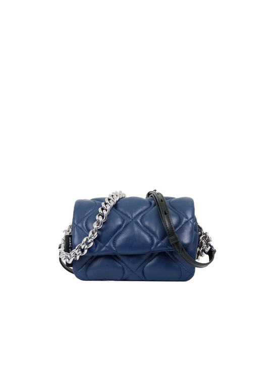 ( AS IS ) Marc Jacobs Small Quilted Pillow Crossbody Bag In Azure Blue H949L01RE22