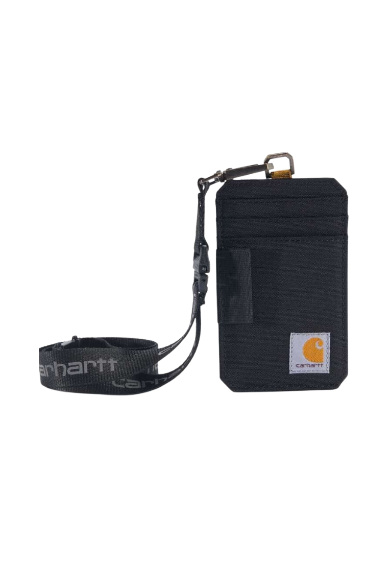 Carhartt Nylon Duck ID Holder Lanyards In Black B00002470