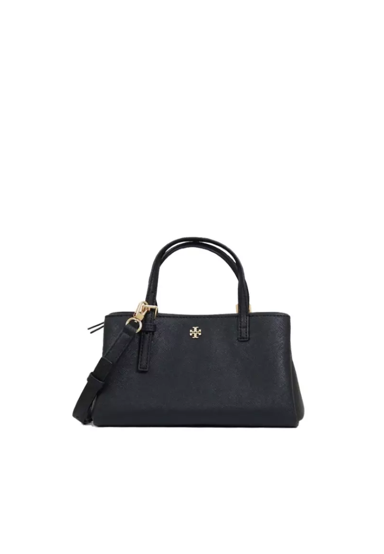 Tory Burch Emerson Mini Tote Bag In Black 146394