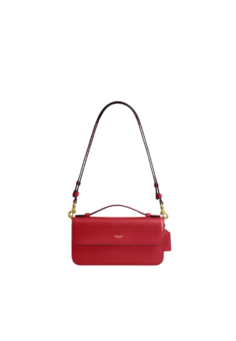 ( PREORDER ) Coach New York Elora Top Handle Crossbody Bag In Brass Poppy CCY30