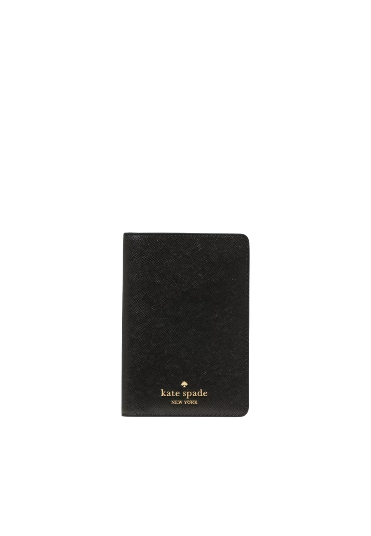 ( PREORDER ) Kate Spade Passport Card Holder In Black KN778