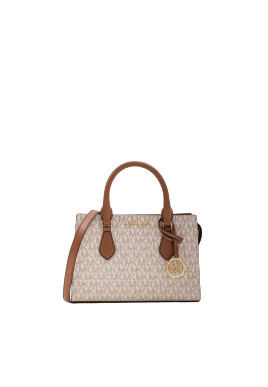 Michael Kors Sheila Small Satchel Bag In Vanilla 35S3G6HS5B