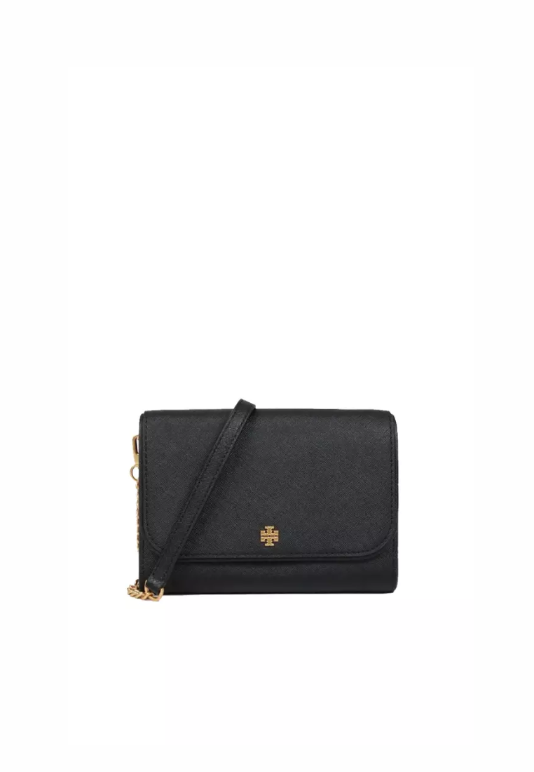 Tory Burch 136093 Emerson Chain Wallet In Black