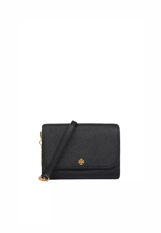Tory Burch 136093 Emerson Chain Wallet In Black