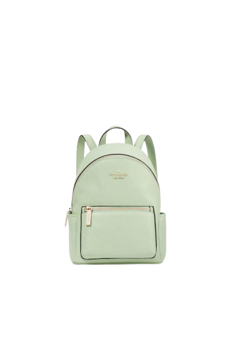 Kate Spade Leila Pebbled Leather Mini Dome Backpack In Beach Glass KB650