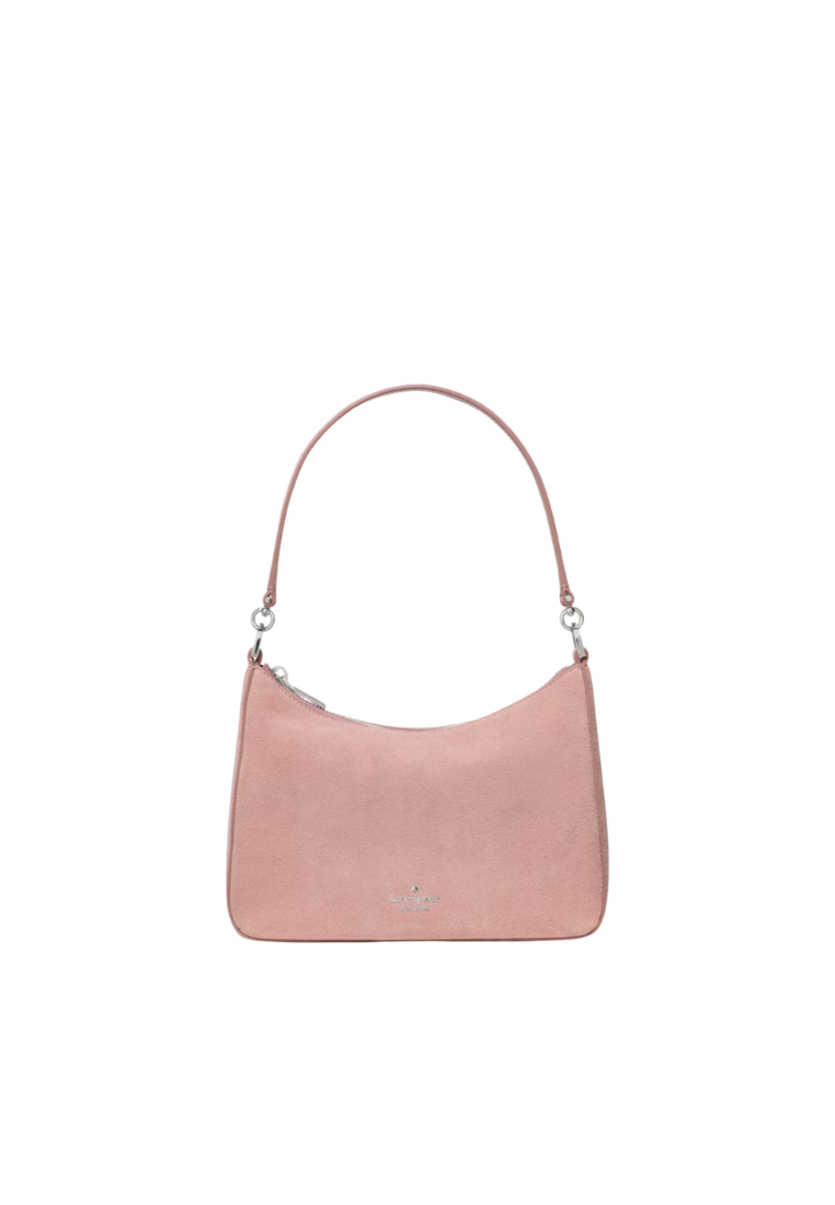 ( PREORDER ) Kate Spade Margot Suede Medium Shoulder Bag In Dusk Rose KP191