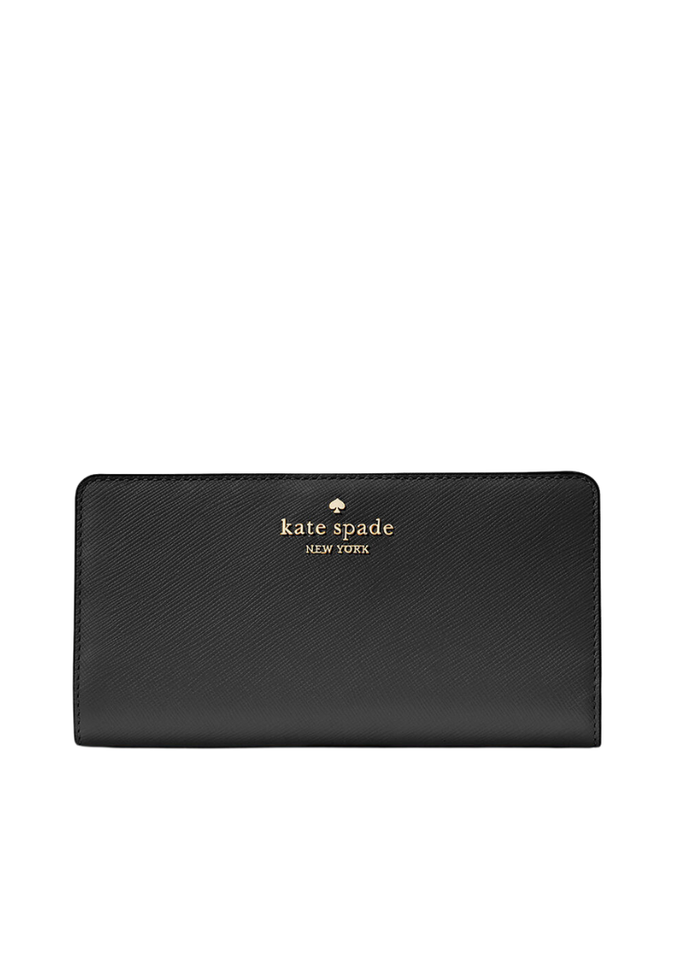 Kate Spade Madison Slim Bifold Wallet In Black K1366