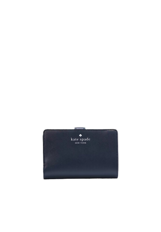 Kate Spade Schuyler Medium Compact Bifold Wallet In Blazer Blue KG676