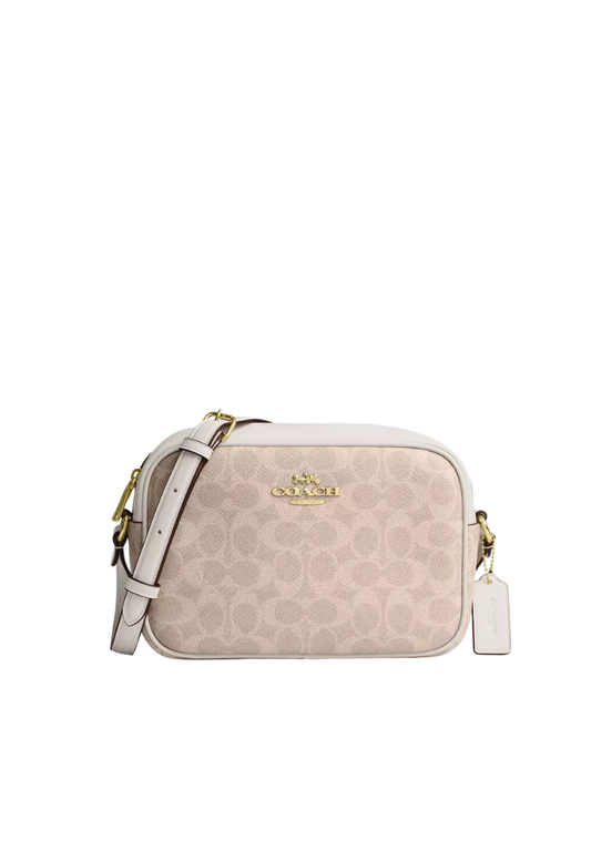 Coach Jamie Camera Bag In Signature Canvas In Sand Chalk CZ186