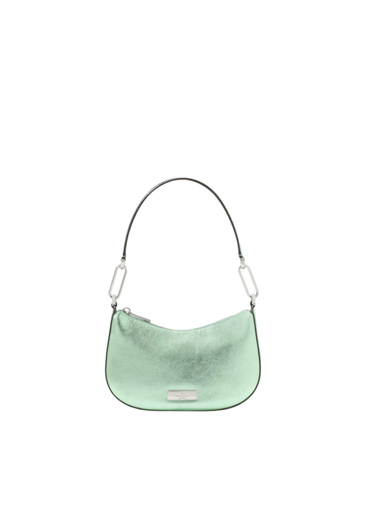 Kate Spade Nina Metallic Shoulder Bag In Seawater KI947