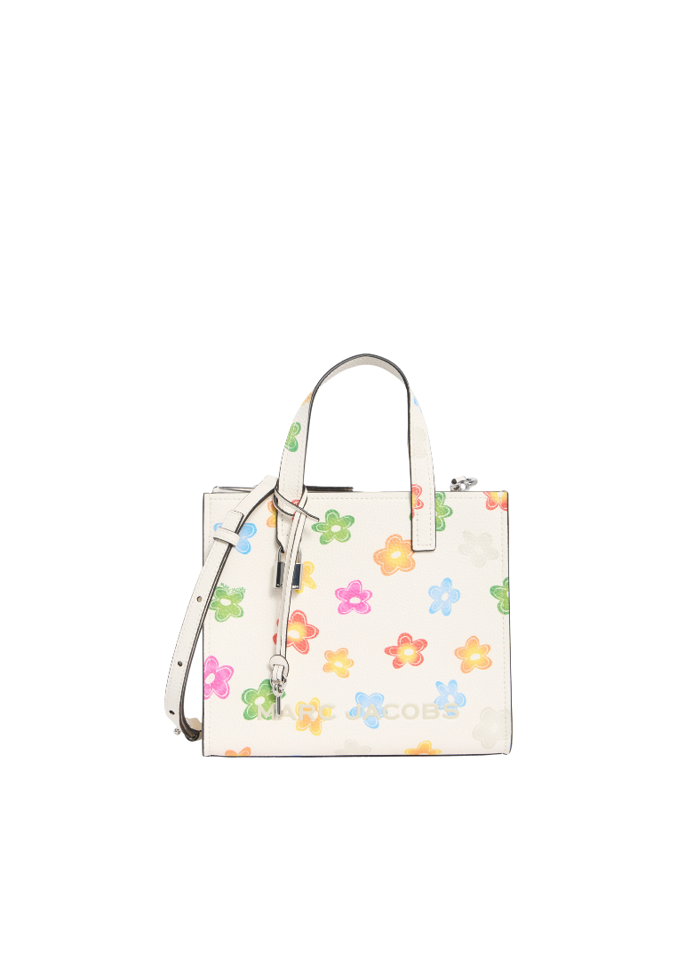 Marc Jacobs Mini Grind Wild Daisy Tote Bag In White Multi 4P6HTT002H01