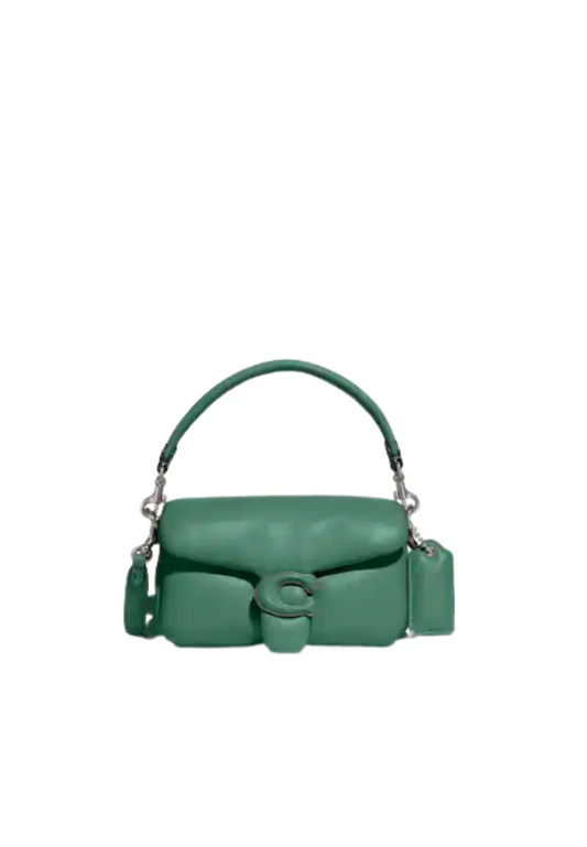 Coach Pillow Tabby Shoulder Bag In Bright Green C3880 (BOUTIQUE)