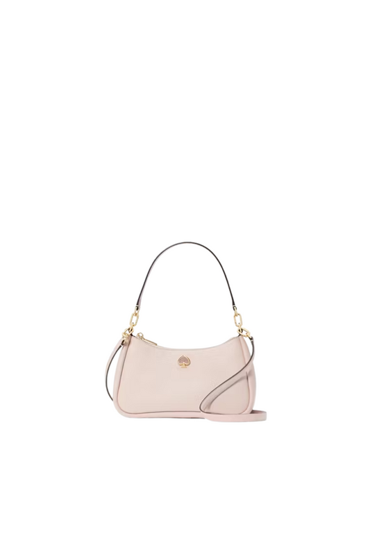 Kate Spade Kayla Embellished Spade Convertible Shoulder Bag In Powder Sugar Kk164